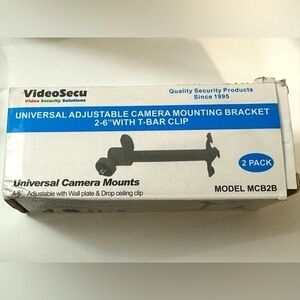VideoSecu universal adjustable camera mounting bracket 2-6” with T-bar clip